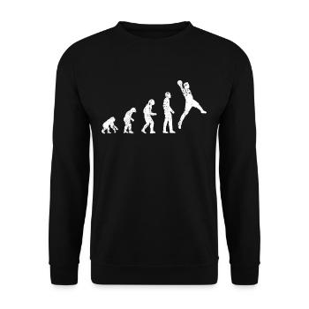Handball Evolution Handballer - Unisex Pullover - Schwarz - Vorne - Alina (178cm) & Michal (187cm)