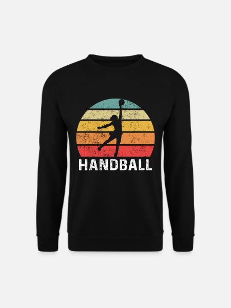Handball vintage rétro - Sweat-shirt Unisexe - noir