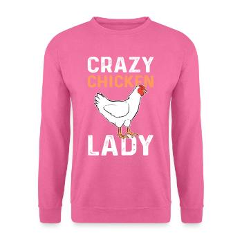 Poulet coq poulets poulailler - Sweat-shirt Unisexe - rose - Devant