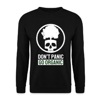 Jour de la Terre Protection de la Terre - Sweat-shirt Unisexe - noir - Devant - Alina (178cm) & Michal (187cm)