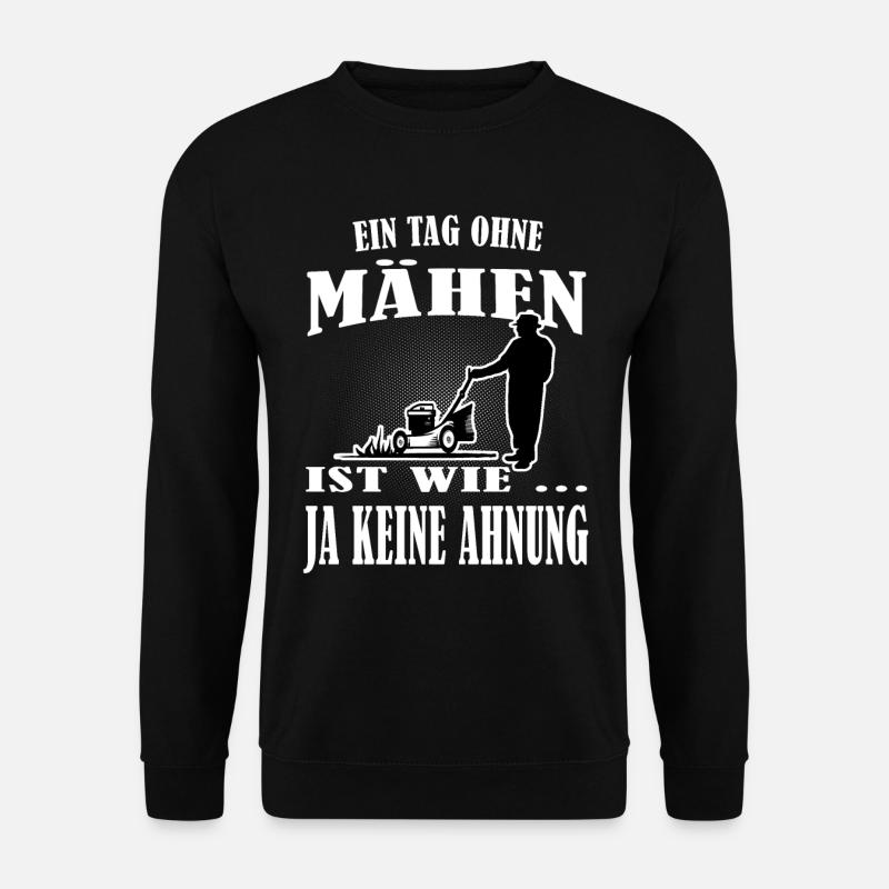 Garten Gärtnerei Rasen mähen - Unisex Pullover - Schwarz