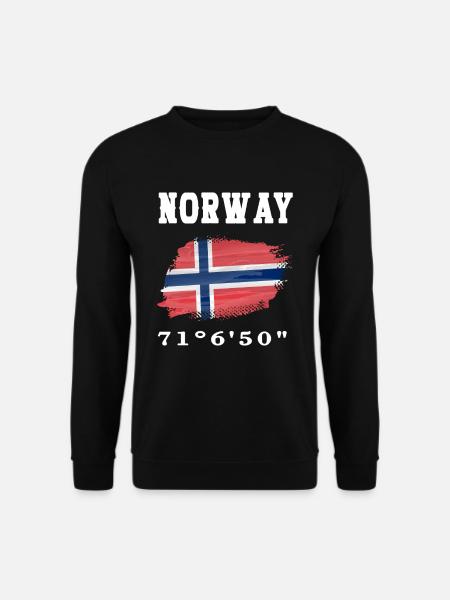 Norway Norway Flag - Unisex Sweatshirt - black