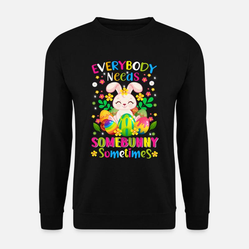 Osterfest Osterhase Ostereier - Unisex Pullover - Schwarz