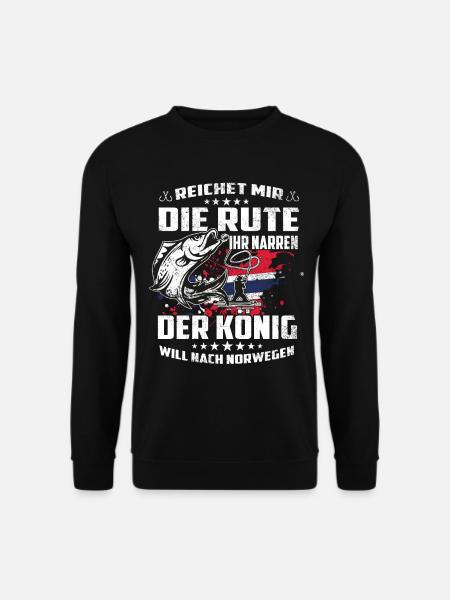 Norway Fishing - Unisex Pullover - Schwarz