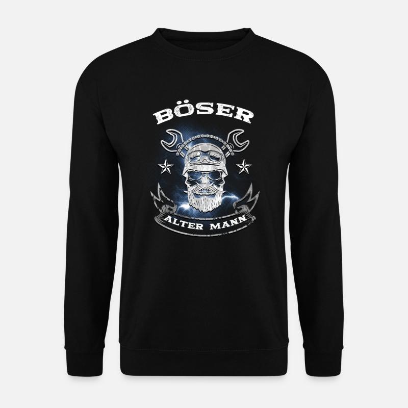 Böser alter Mann - Unisex Pullover - Schwarz