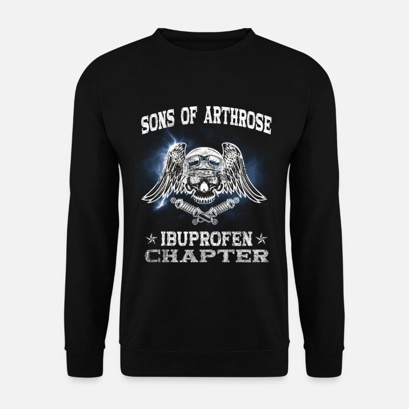 Sons of Arthrose Motorrad Biker - Unisex Pullover - Schwarz