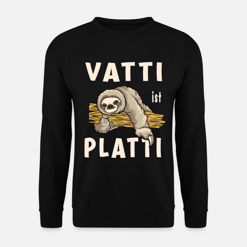 Vatti is Platti - Unisex Sweatshirt - black
