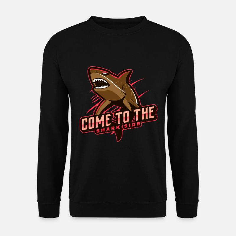 Venez du côté des requins - Sweat-shirt Unisexe - noir