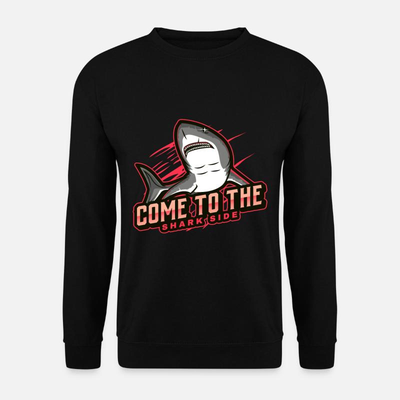 come to the shark side - Unisex Sweatshirt - black