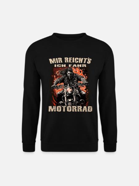 I'm enough I'm going to ride a motorcycle - Unisex Sweatshirt - black