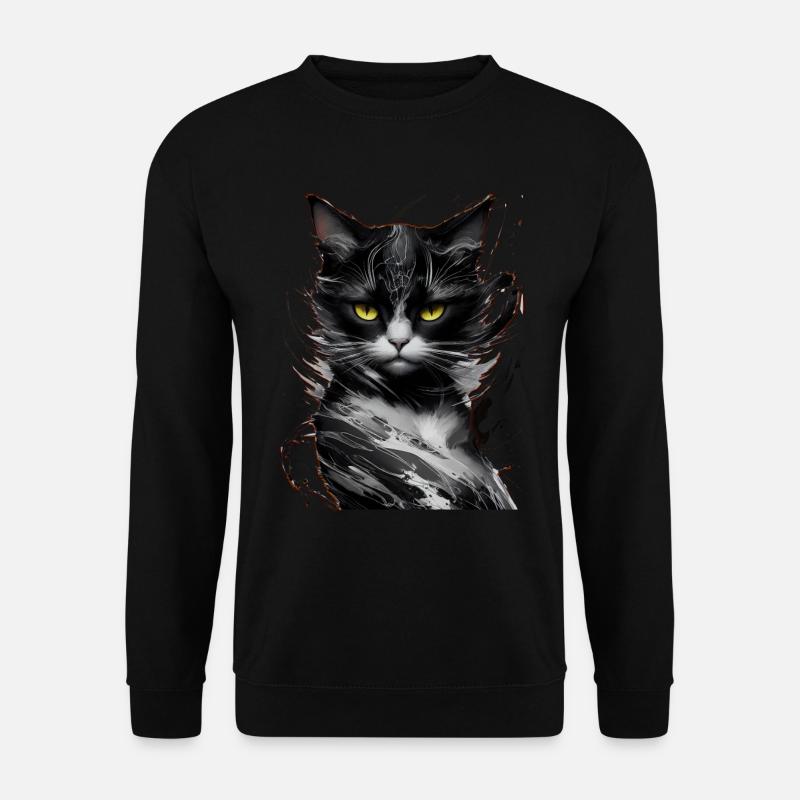 Katze Haustier - Unisex Pullover - Schwarz