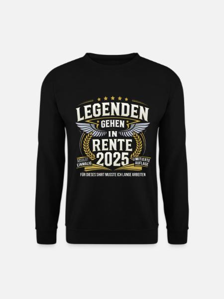 Legends to retire in 2025 - Unisex Sweatshirt - black