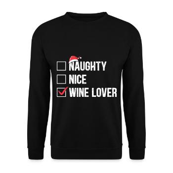 Dabbing Santa Claus Gifts - Unisex Sweatshirt - black - Front - Alina (178cm) & Michal (187cm)