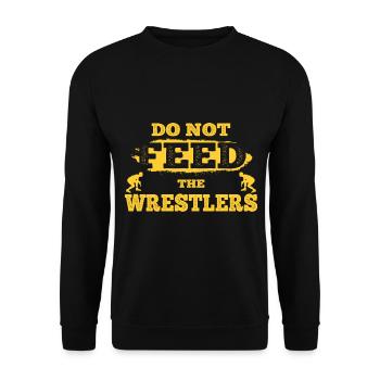 Grappling Martial Arts Wrestling - Unisex Pullover - Schwarz - Vorne - Alina (178cm) & Michal (187cm)