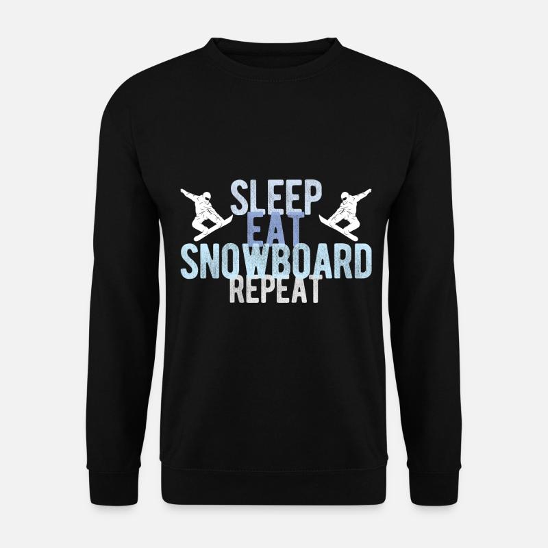 Snowboard Spruch für Snowboarder - Unisex Pullover - Schwarz
