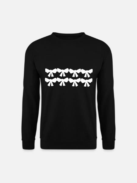 grinding line pattern fly - Unisex Sweatshirt - black