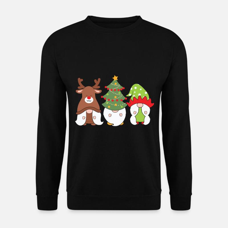 Noël Noël Gnomies - Sweat-shirt Unisexe - noir
