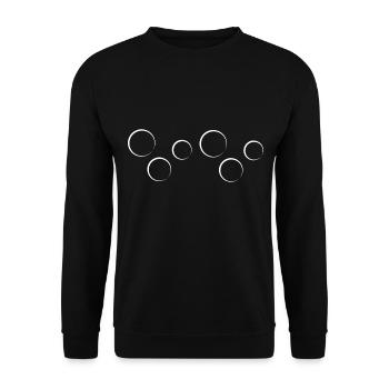 Six Circles Circle Shape Symbol - Unisex Sweatshirt - black - Front - Alina (178cm) & Michal (187cm)