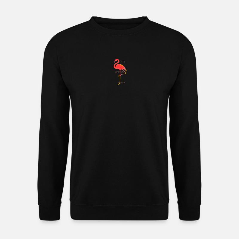 Flamingo - Unisex Sweatshirt - black