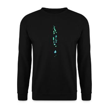 Maldives - Unisex Pullover - Schwarz - Vorne - Alina (178cm) & Michal (187cm)
