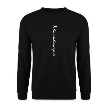 Luxembourg - Unisex Sweatshirt - black - Front - Alina (178cm) & Michal (187cm)