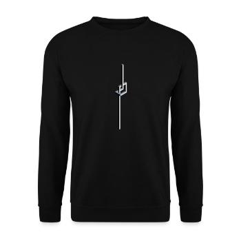 escher knot - Unisex Sweatshirt - black - Front - Alina (178cm) & Michal (187cm)