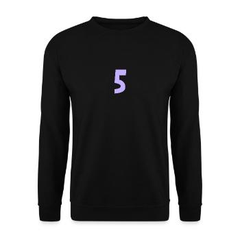 5. 5 YEARS. 5th ANNIVERSARY. 5 YEAR ANNIVERSARY - Unisex Sweatshirt - black - Front - Alina (178cm) & Michal (187cm)