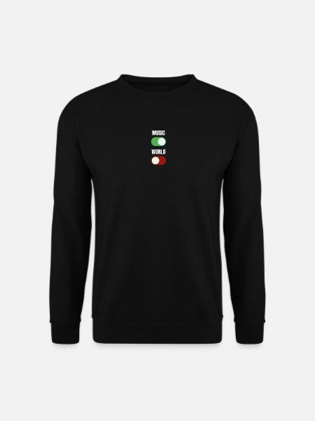 Music On World Off - Sweat-shirt Unisexe - noir