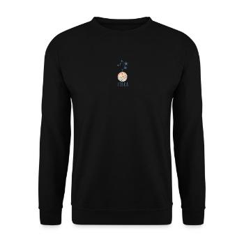 The constellation of Libra - Unisex Sweatshirt - black - Front - Alina (178cm) & Michal (187cm)