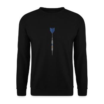 Dartpfeil - Unisex Pullover - Schwarz - Vorne - Alina (178cm) & Michal (187cm)