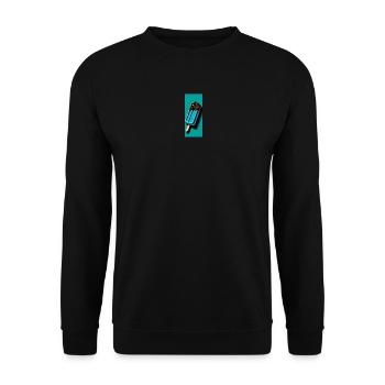 Glace sur le Style Popsicle Pop Art I - Sweat-shirt Unisexe - noir - Devant - Alina (178cm) & Michal (187cm)