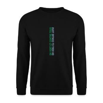 en_vert et contre tous - Sweat-shirt Unisexe - noir - Devant - Alina (178cm) & Michal (187cm)