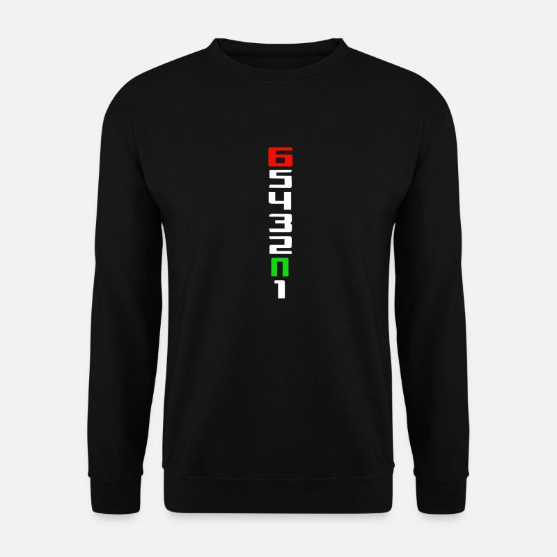 Motorrad ONE UP SIX DOWN - Unisex Pullover - Schwarz