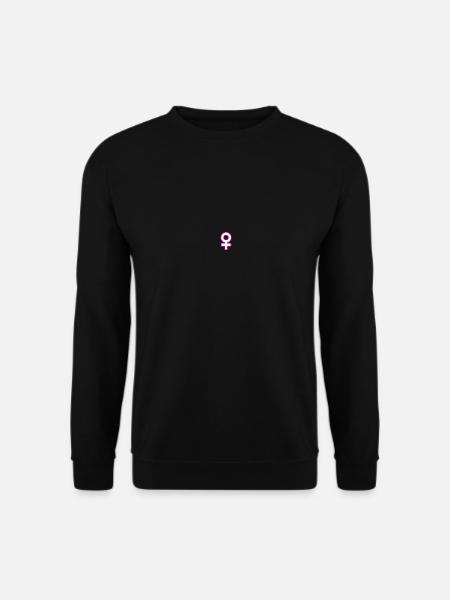 Venussymbol Zeichen der Weiblichkeit - Unisex Pullover - Schwarz