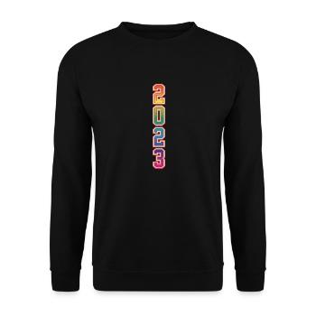 2023 - Unisex Sweatshirt - black - Front - Alina (178cm) & Michal (187cm)