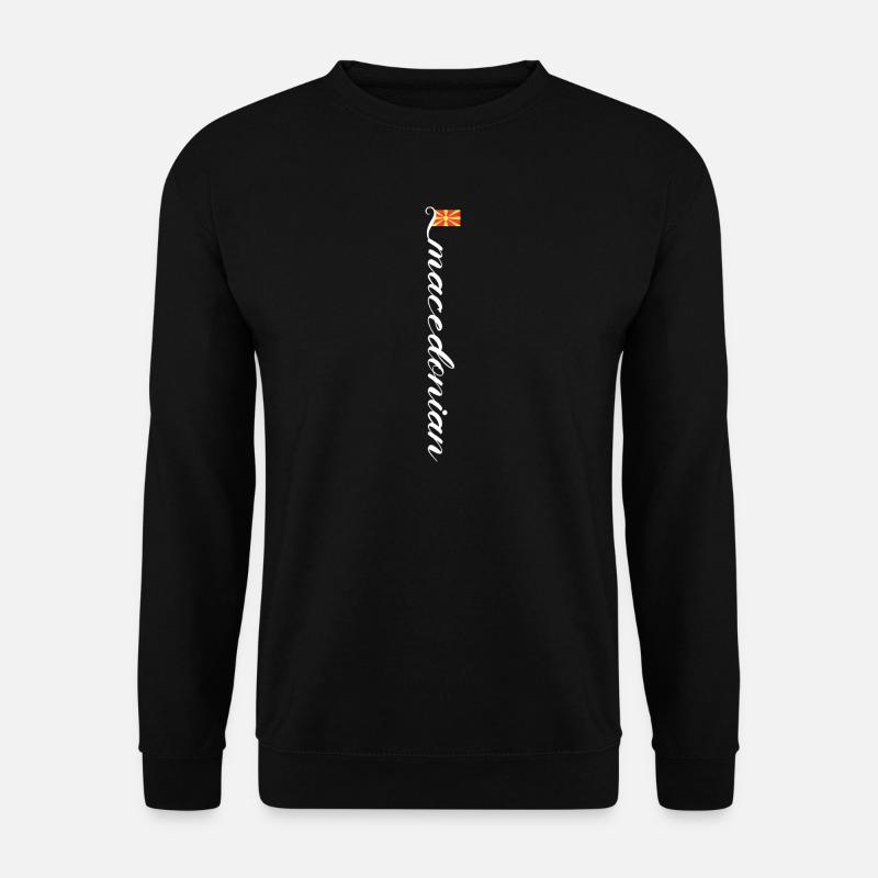 mazedonien  - Unisex Pullover - Schwarz