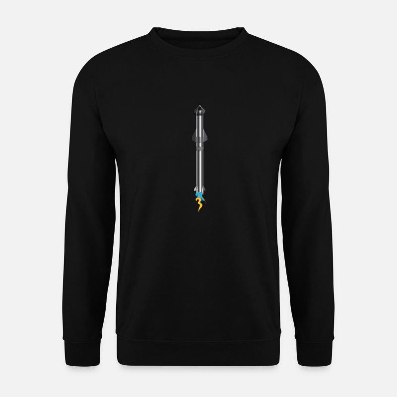 Raumschiff Super Heavy startet - Unisex Pullover - Schwarz