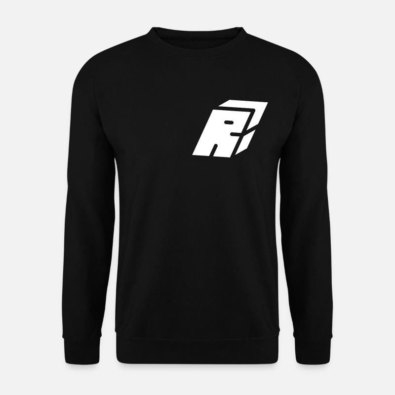 Lettre R du résumé - Sweat-shirt Unisexe - noir