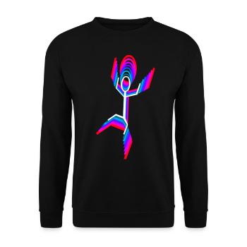 Dancer Tänzerin - Unisex Pullover - Schwarz - Vorne - Alina (178cm) & Michal (187cm)