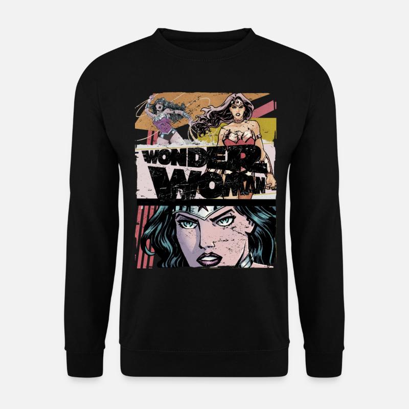 DC Comics Wonder Woman Collage - Sweat-shirt Unisexe - noir