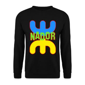 La ville de Nador - Sweat-shirt Unisexe - noir - Devant - Alina (178cm) & Michal (187cm)