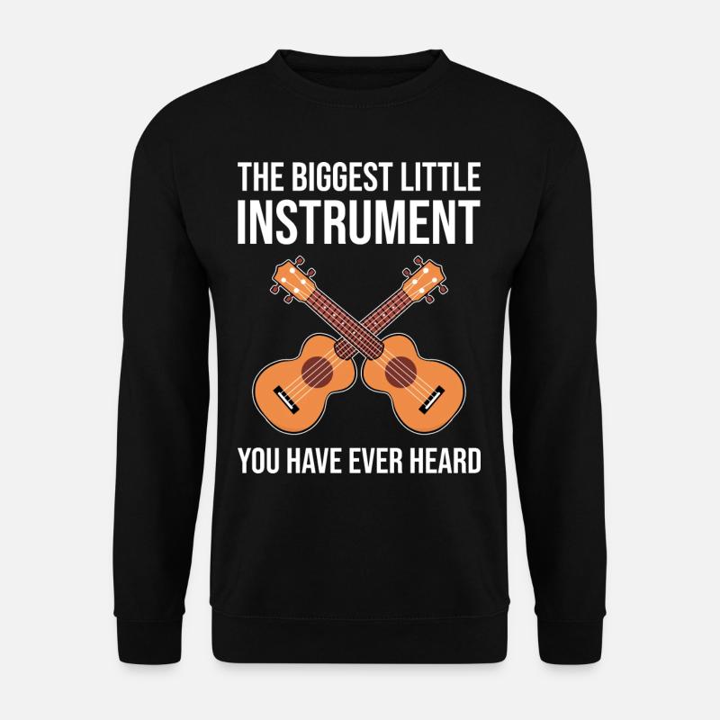 Ukulele - Unisex Pullover - Schwarz
