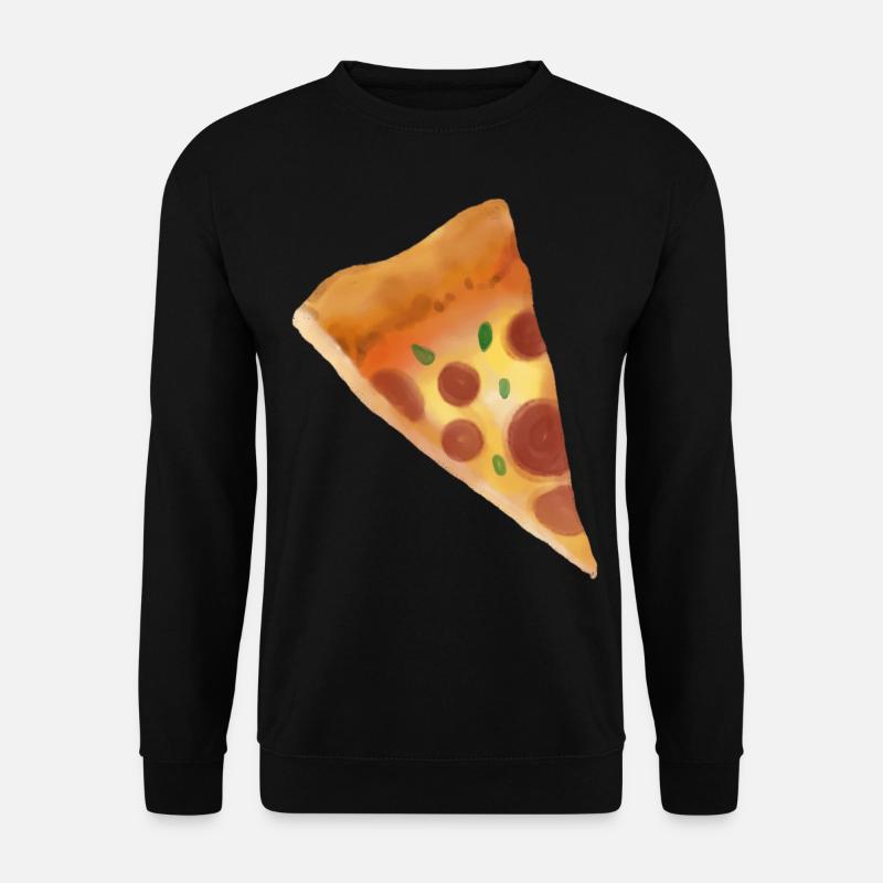Pizza Pizza slice - Unisex Sweatshirt - black