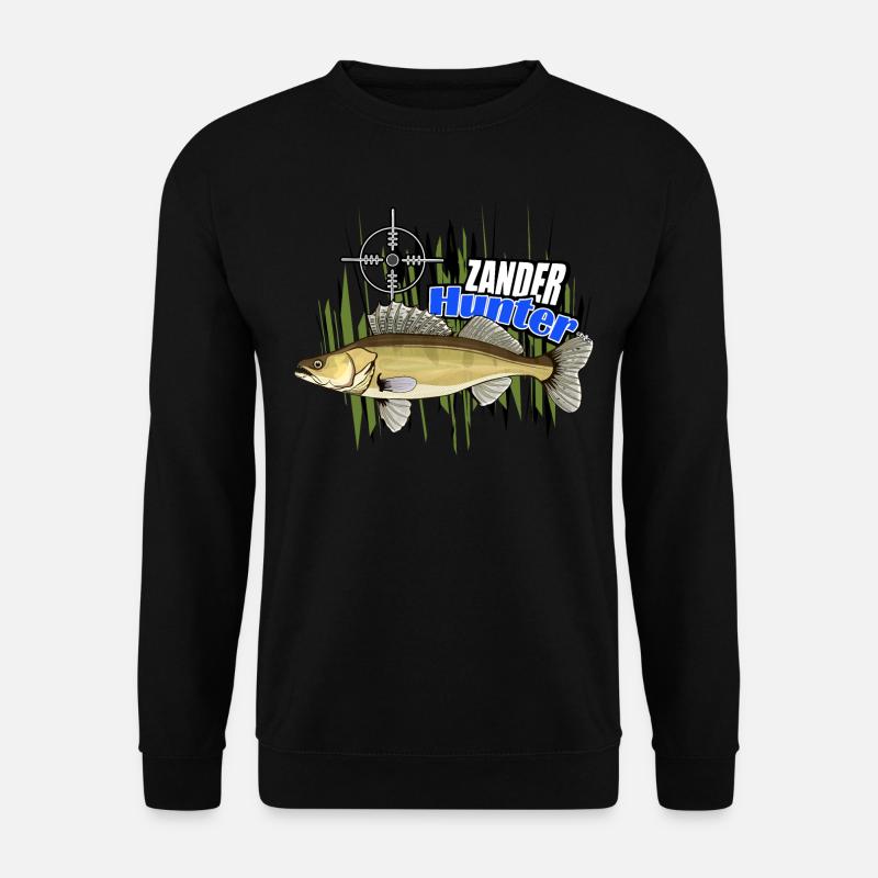 Walleye hunter - Unisex Sweatshirt - black