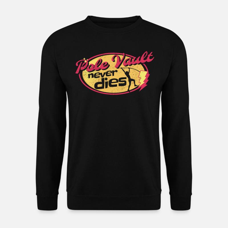 Pole vault sports athlete - Unisex Sweatshirt - black