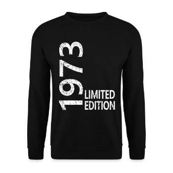 Limited Edition 1973 - Unisex Pullover - Schwarz - Vorne - Alina (178cm) & Michal (187cm)
