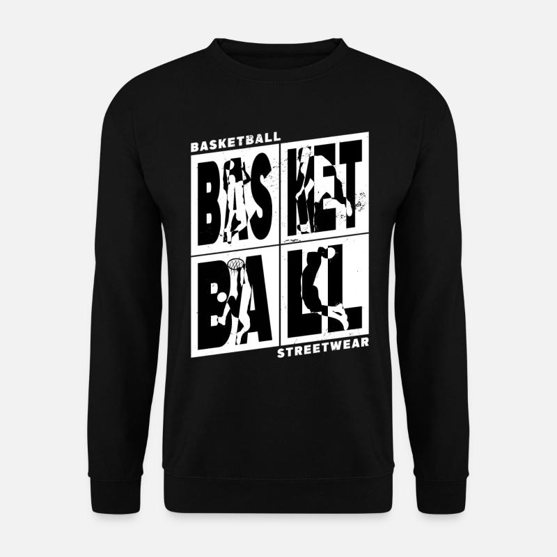 Basketteur Basketteur Noir Blanc - Sweat-shirt Unisexe - noir
