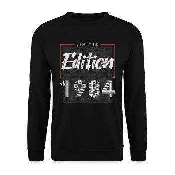 40e anniversaire 1984 édition limitée - Sweat-shirt Unisexe - noir - Devant - Alina (178cm) & Michal (187cm)