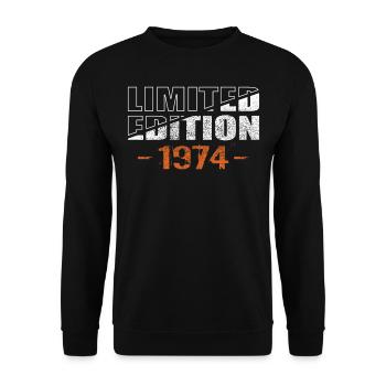 Édition limitée 1974 - Sweat-shirt Unisexe - noir - Devant - Alina (178cm) & Michal (187cm)