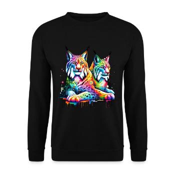 Spectral Sovereigns - Pride Tigers - Unisex Pullover - Schwarz - Vorne - Alina (178cm) & Michal (187cm)